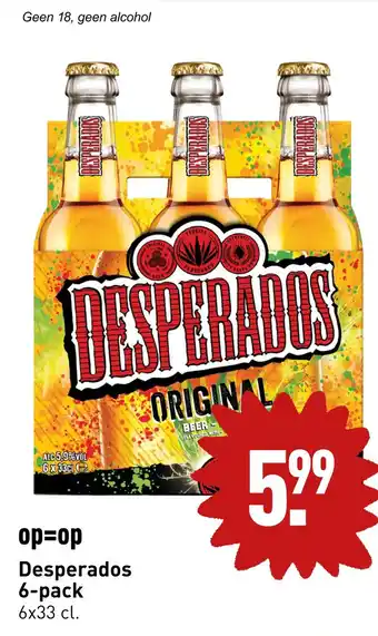 ALDI Desperados 6-pack aanbieding