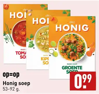 ALDI Honig soep aanbieding