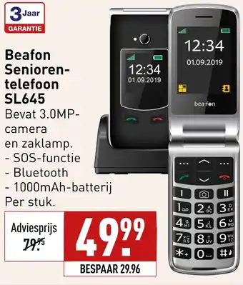 ALDI Beafon Senioren-telefoon SL645 aanbieding