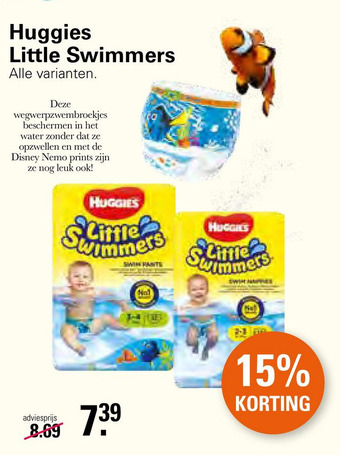 De Online Drogist Huggies Little Swimmers aanbieding