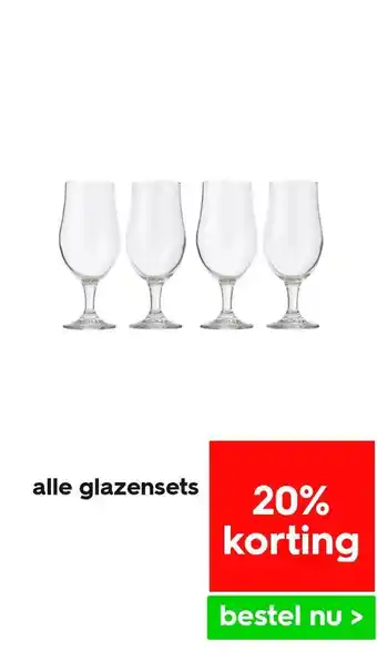 HEMA alle glazensets aanbieding