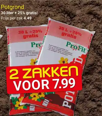 Kluswijs Potgrond aanbieding