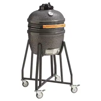 Kwantum Bbq Kamado Grijs aanbieding