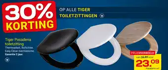 Kluswijs Tiger Pasadena toiletzitting aanbieding