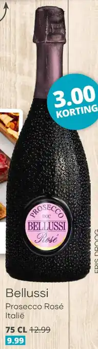 Mitra Bellussi Prosecco Rosé Italië 75 CL aanbieding