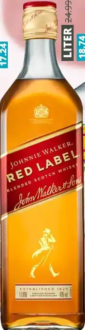 Mitra JOHNNIE WALKER RED LABEL aanbieding