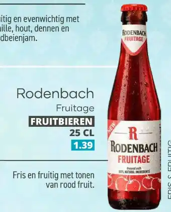 Mitra Rodenbach Fruitage FRUITBIEREN 25 CL aanbieding