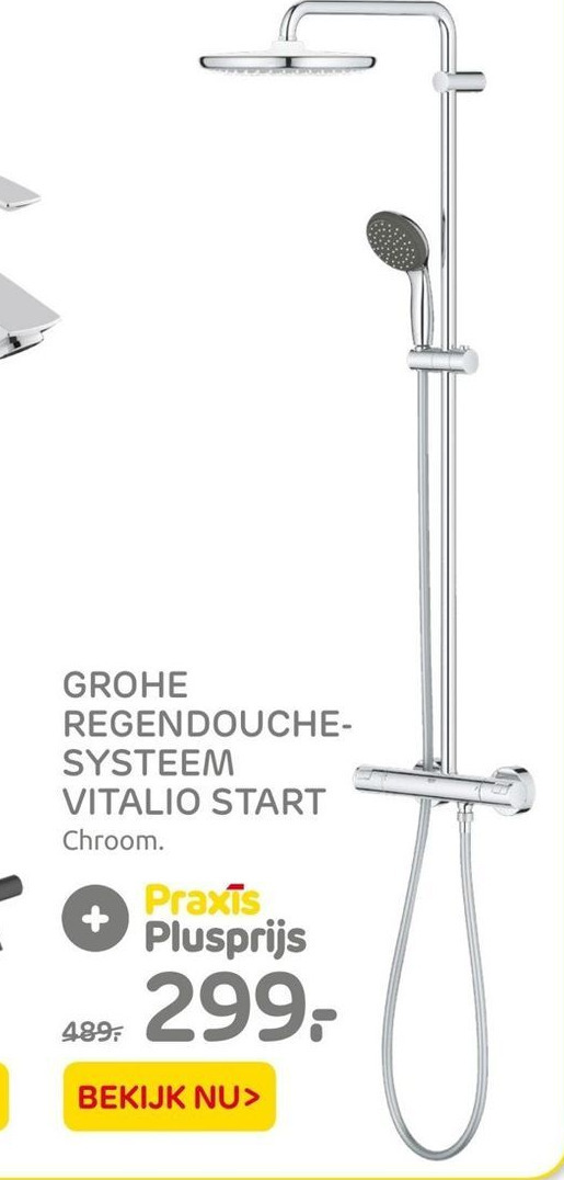 Grohe RegendoucheSysteem Vitalio Start aanbieding bij Praxis