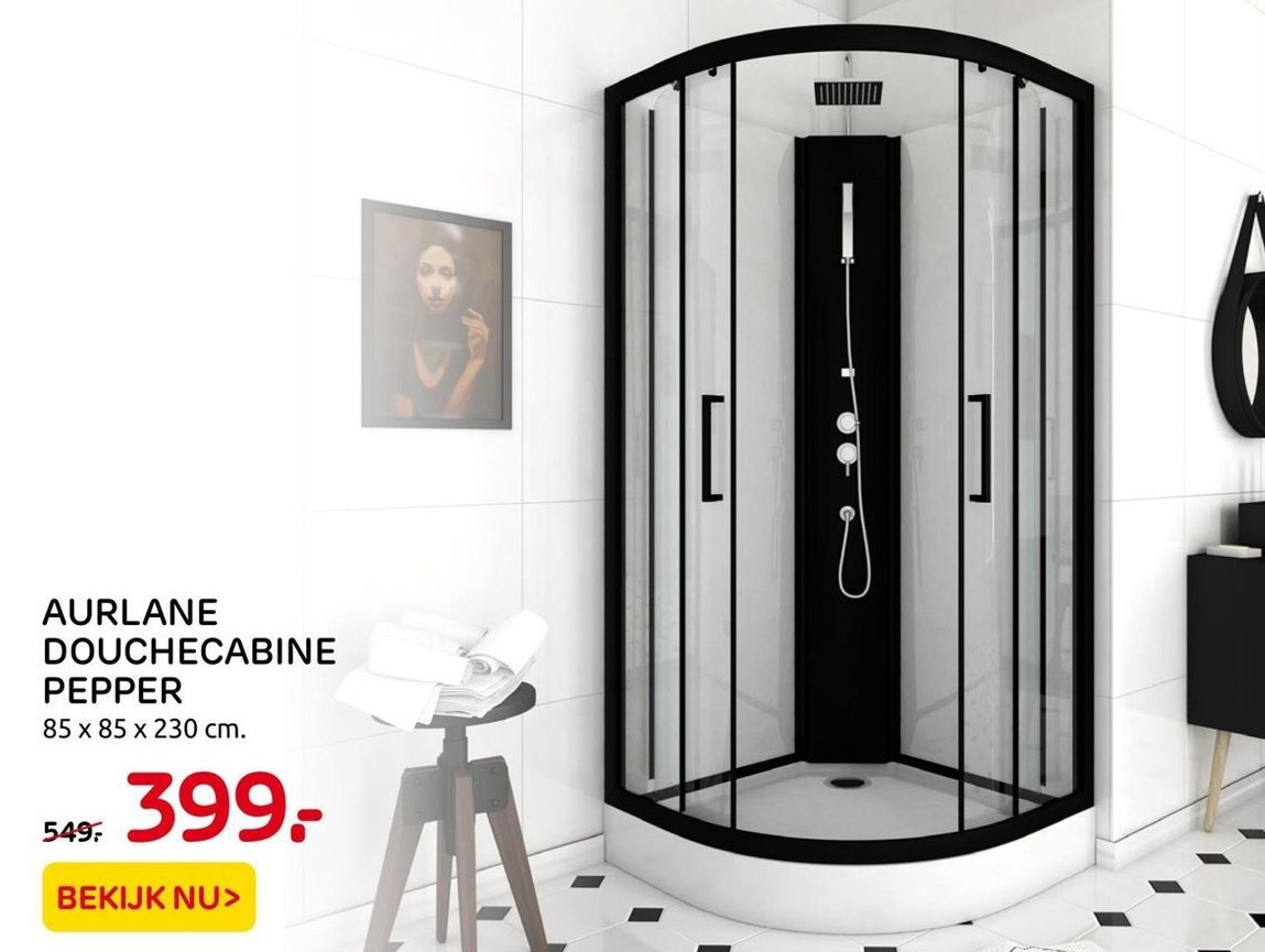 Aurlane Douchecabine Pepper aanbieding bij Praxis