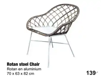 Tuincentrum De Boet Rotan stoel Chair Rotan en aluminium aanbieding