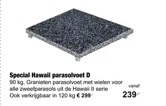 Tuincentrum De Boet Special Hawaii parasolvoet D aanbieding