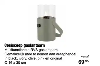 Tuincentrum De Boet Cosiscoop gaslantaarn aanbieding