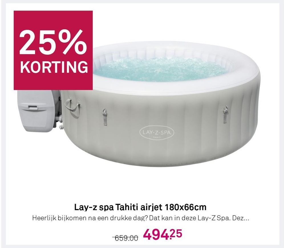 Layz spa Tahiti airjet 180x66cm aanbieding bij Karwei — free download
