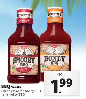 Lidl BBQ-saus 450 ml aanbieding