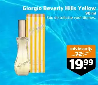 Trekpleister Giorgio Beverly Hills Yellow 90 ml aanbieding