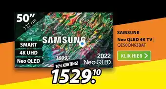 Expert SAMSUNG Neo QLED 4K TV | QE50QN93BAT aanbieding