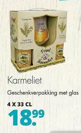 Mitra Karmeliet Geschenkverpakking Met Glas aanbieding