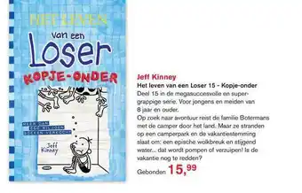 Libris Jeff Kinney - Het Leven Van Een Loser 15 - Kopje-Onder aanbieding