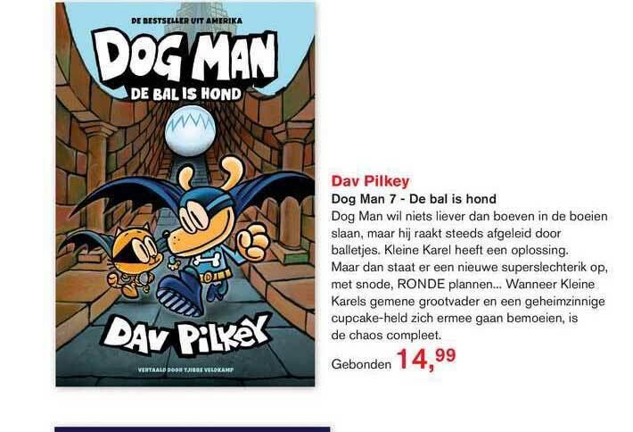 Dav Pilkey - Dog Man 7 - De Bal Is Hond aanbieding bij Libris