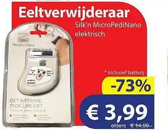 Die Grenze Eeltverwijderaar Silk'n MicroPediNano Elektrisch aanbieding