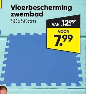 Big Bazar Vloerbescherming zwembad 50x50 cm aanbieding