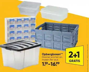 Big Bazar Opbergboxen aanbieding