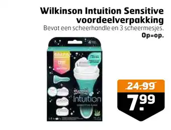 Trekpleister Wilkinson Intuition Sensitive voordeelverpakking aanbieding