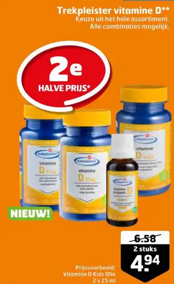 Trekpleister Trekpleister vitamine D** aanbieding