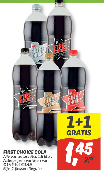 Dekamarkt First Choice Cola aanbieding