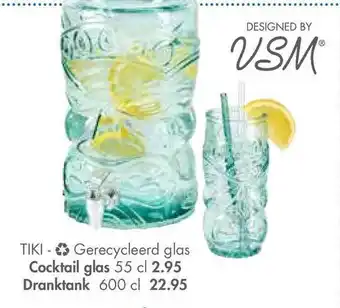 Casa Tiki Cocktail Glas Of Dranktank aanbieding