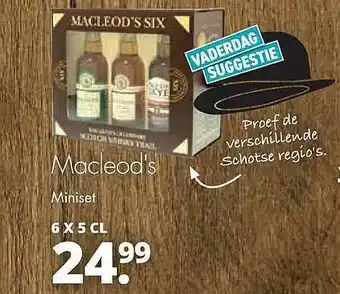 Mitra Macleod's Miniset aanbieding