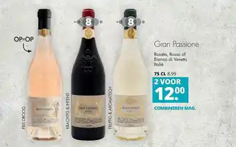 Mitra Gran Passione Rosato, Rosso Of Bianco Di Veneto aanbieding