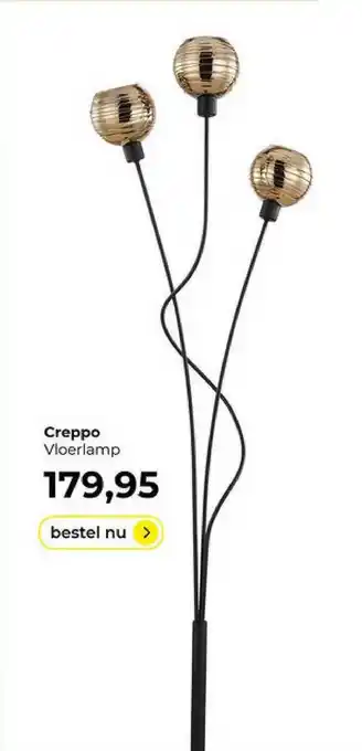 Lampidee Creppo Vloerlamp aanbieding