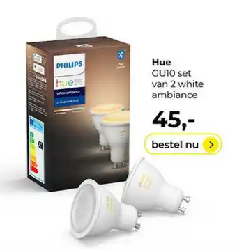 Lampidee Hue GU10 Set aanbieding