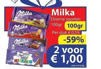 Die Grenze Milka aanbieding