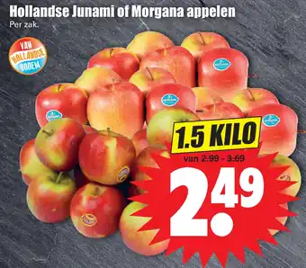 Dirk Hollandse Junami of Morgana appelen 1,5 kilo aanbieding