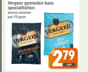 Dagwinkel Vergeer gesneden kaas specialiteiten 175 gram aanbieding