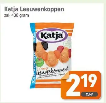 Dagwinkel Katja leeuwenkoppen 400 gram aanbieding