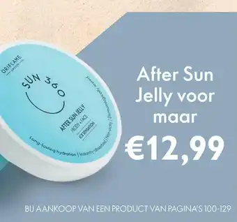 Oriflame After sun jelly aanbieding