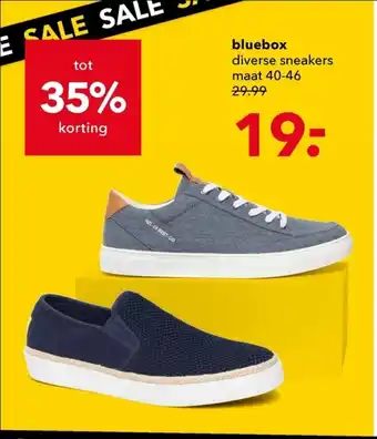 Scapino Bluebox diverse sneakers aanbieding