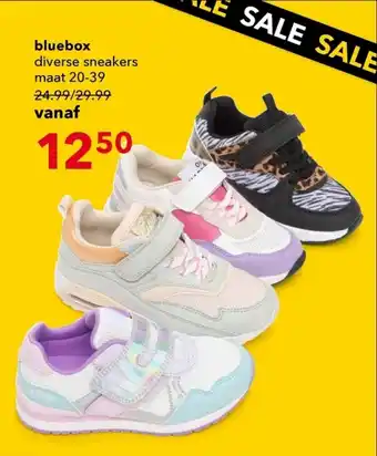 Scapino Bluebox diverse sneakers aanbieding