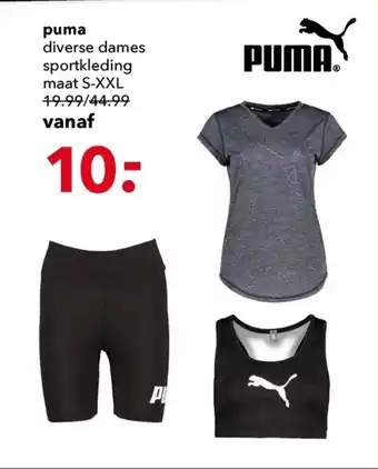 Scapino Puma diverse dames sportkleding aanbieding