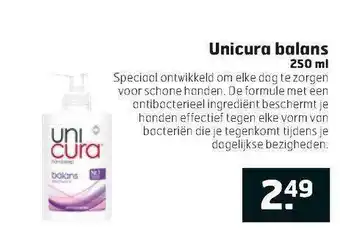 Trekpleister Unicura balans 250 ml aanbieding