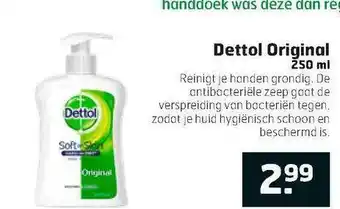 Trekpleister Dettol original 250 ml aanbieding