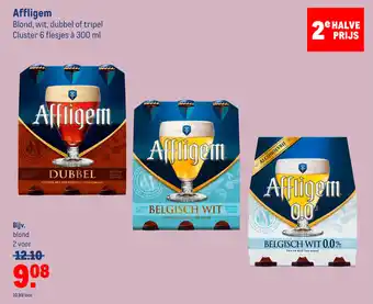 Makro Affligem Cluster 6 flesjes a 300ml aanbieding