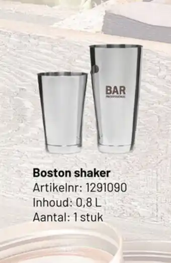 Makro Boston shaker aanbieding