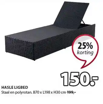 Jysk HASLE LIGBED aanbieding