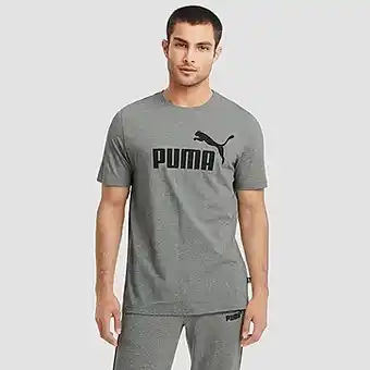 Perry Sport Puma essentials logo shirt grijs heren aanbieding