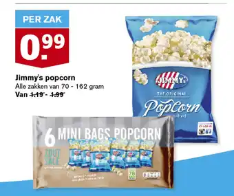 Hoogvliet Jimmy's popcorn aanbieding