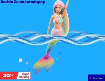 Bol.com Barbie Zeemeerminpop aanbieding